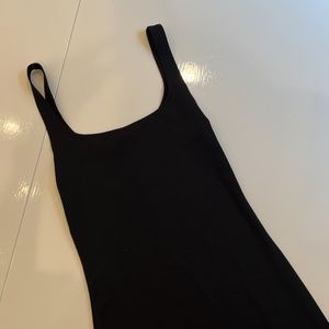 Zara Black Bodycon | Midi Dress | Small